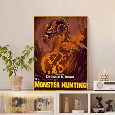 Monster Hunter Infernal Beast Wall Art