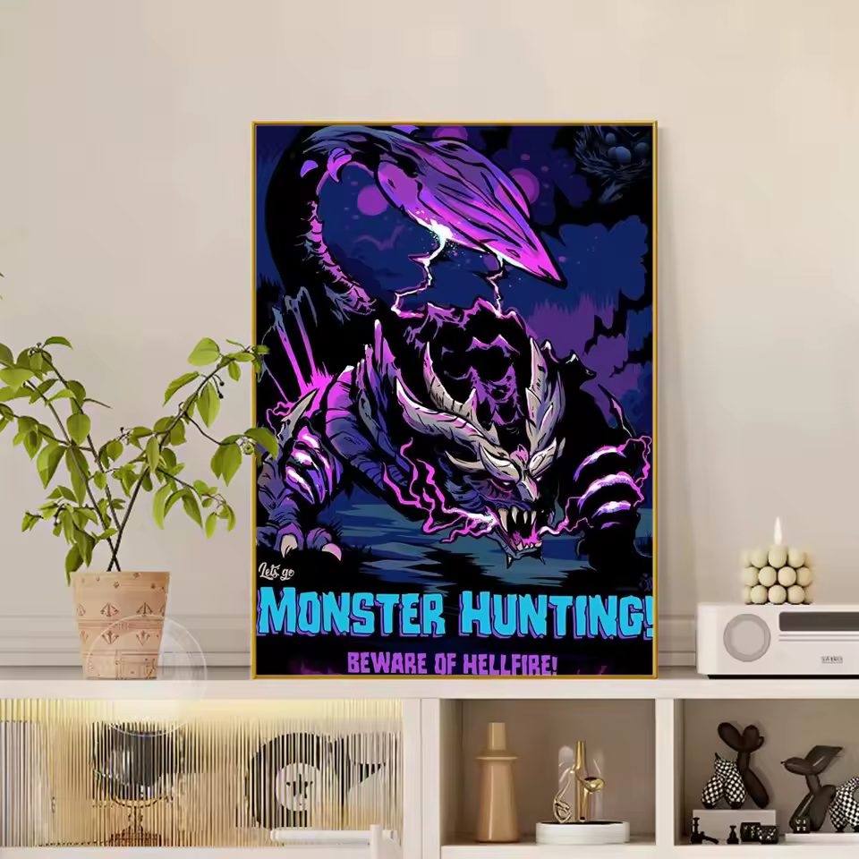 Monster Hunter Shadow Leviathan Wall Art