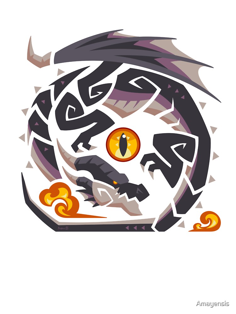 Fatalis Monster Hunter Design Shower Curtain - Image 2