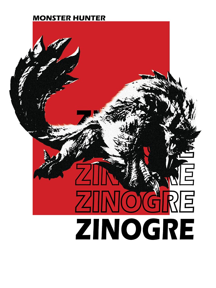 Black And White Zinogre Shower Curtain - Image 2