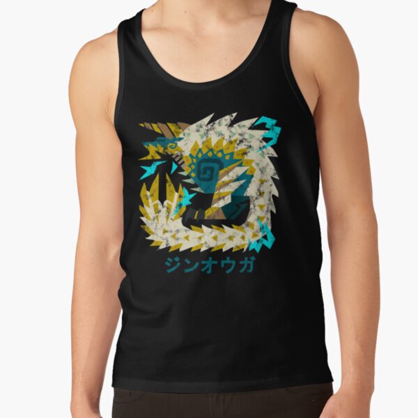 Iceborne Zinogre Kanji Icon Tank Top - Image 3