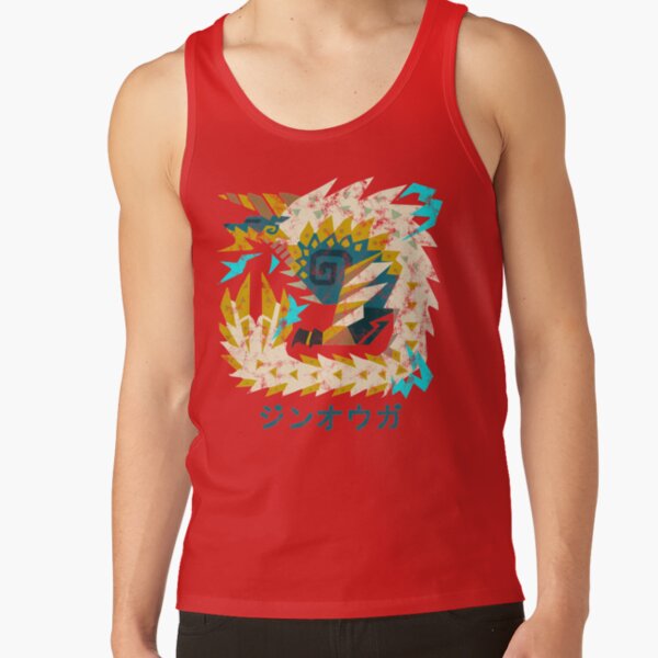 Iceborne Zinogre Kanji Icon Tank Top - Image 5