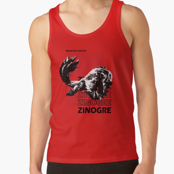 Black And White Zinogre Tank Top - Image 4
