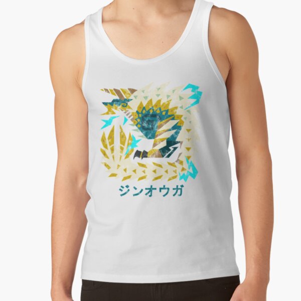 Iceborne Zinogre Kanji Icon Tank Top - Image 2
