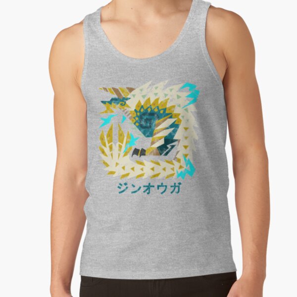 Iceborne Zinogre Kanji Icon Tank Top - Image 4