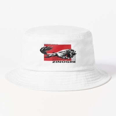 Black And White Zinogre Bucket Hat