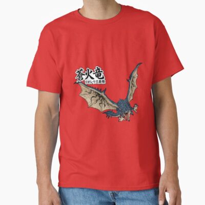 Azure Rathalos The Azure Fire Wyvern T-shirt