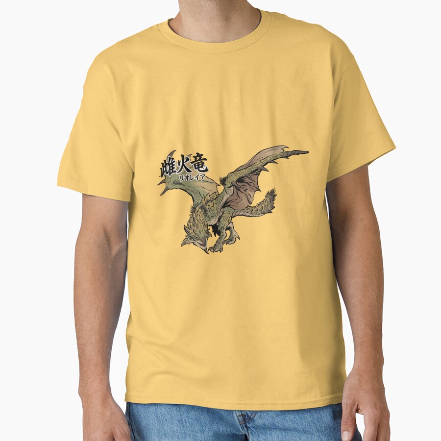 Rathian Female Fire Wyvern T-shirt - Image 6