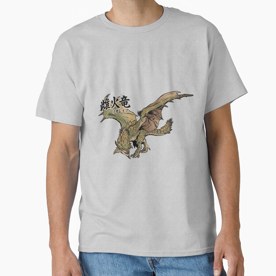 Rathian Female Fire Wyvern T-shirt - Image 3