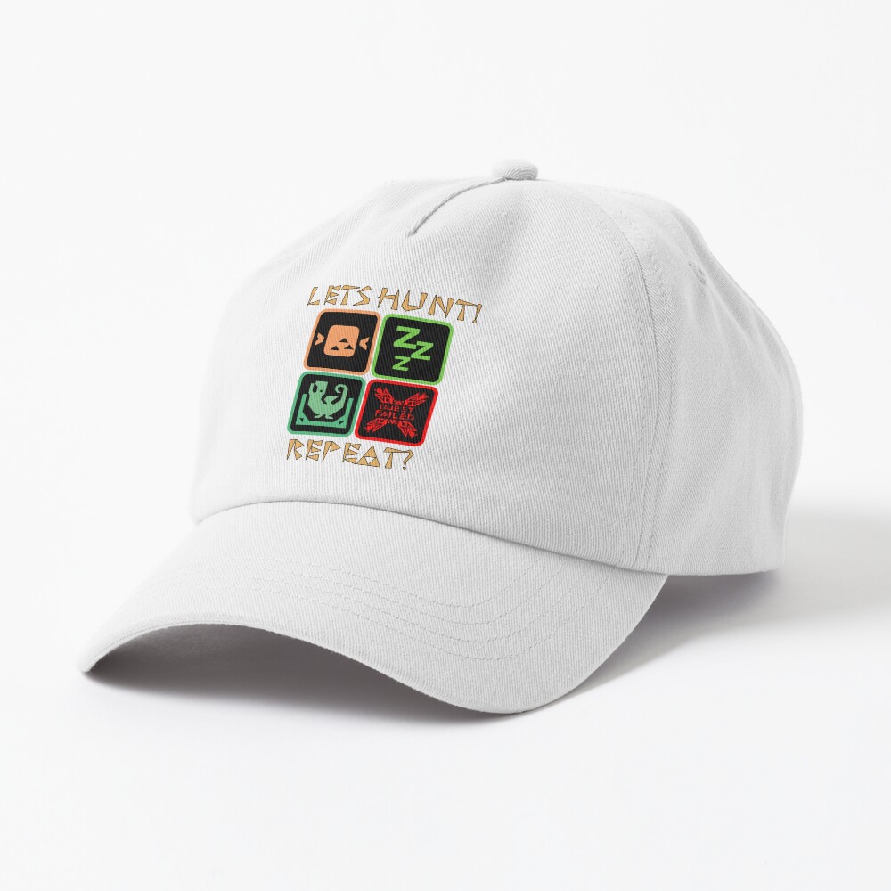 Monster Hunter Eat Sleep Hunt Repeat Cap