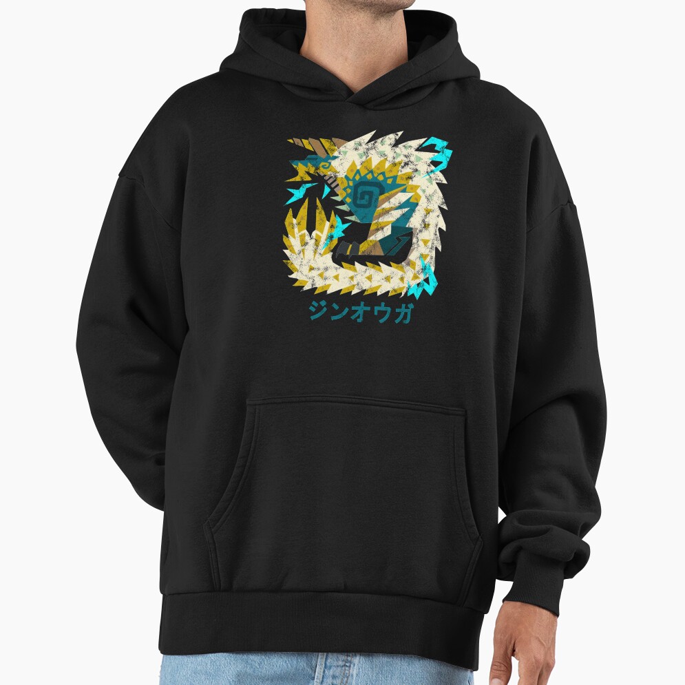 Iceborne Zinogre Kanji Icon Hoodie - Image 3