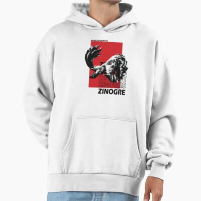 Black And White Zinogre Hoodie