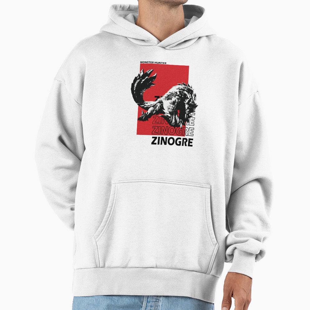 Black And White Zinogre Hoodie