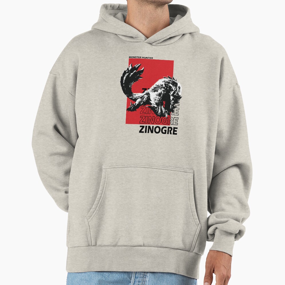 Black And White Zinogre Hoodie - Image 3