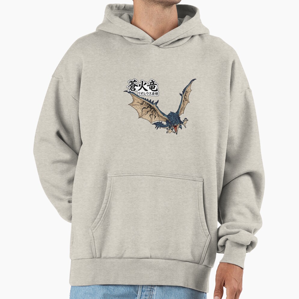 Azure Rathalos The Azure Fire Wyvern Hoodie - Image 3