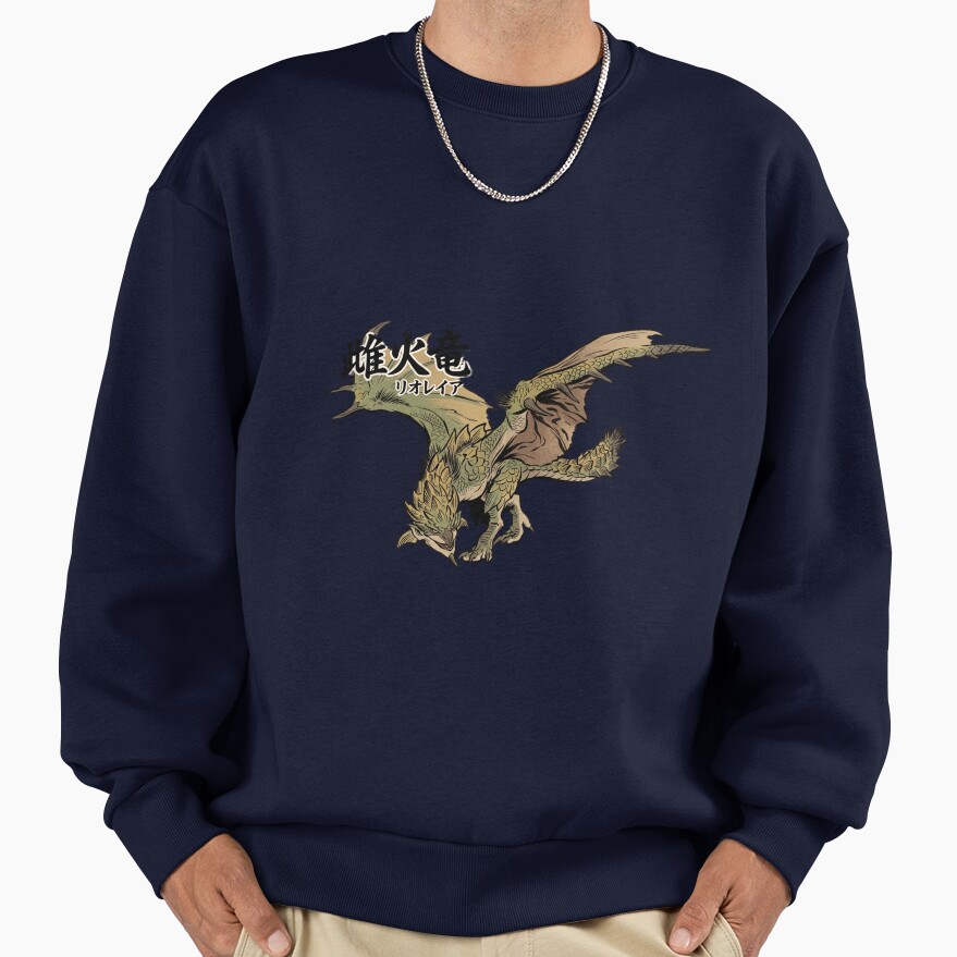 Rathian Female Fire Wyvern Sweatshirt - Image 5