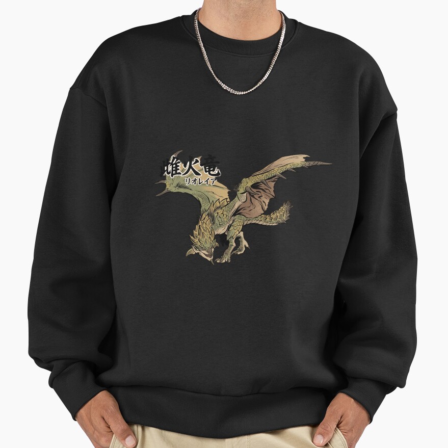 Rathian Female Fire Wyvern Sweatshirt - Image 2