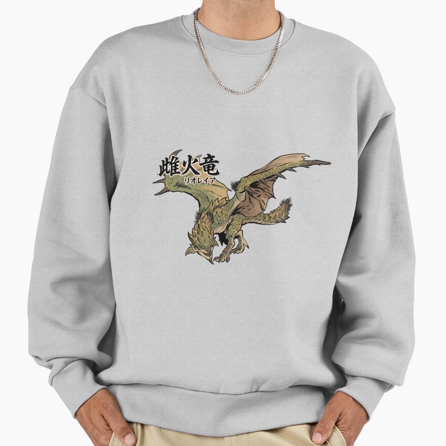 Rathian Female Fire Wyvern Sweatshirt - Image 4