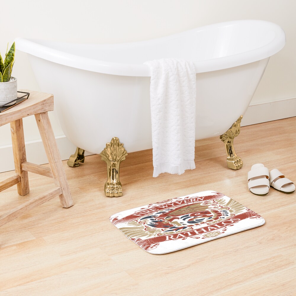 Rathalos Signature Vintage Bath Mat - Image 2