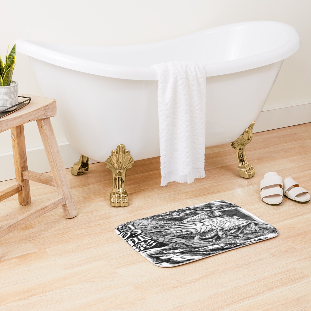 Arkveld Ink Drawing Bath Mat - Image 2