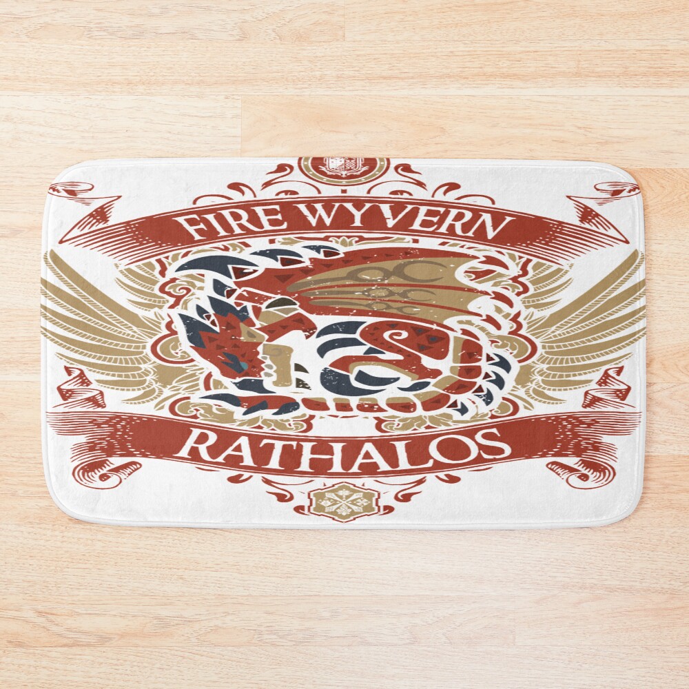 Rathalos Signature Vintage Bath Mat
