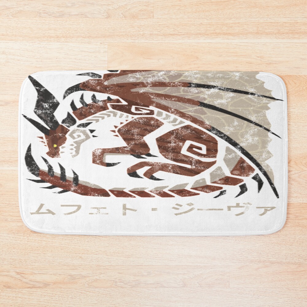 Monster Hunter Iceborne Safi Jiiva Bath Mat