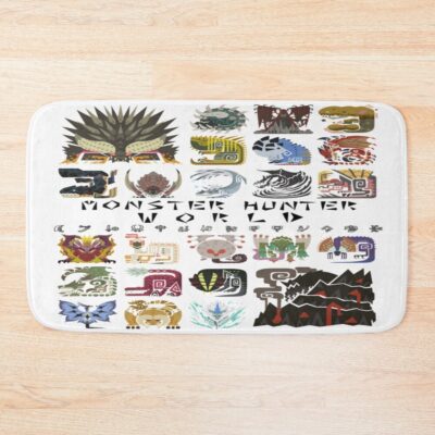Monster Hunter World Bath Mat