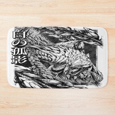 Arkveld Ink Drawing Bath Mat