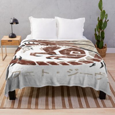 Monster Hunter Iceborne Safi Jiiva Throw Blanket