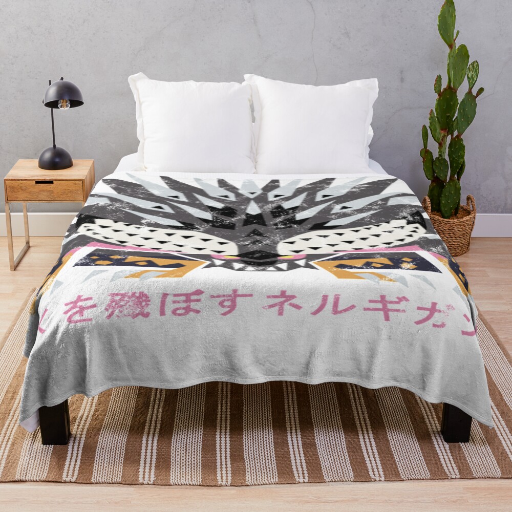 Iceborne Ruiner Nergigante Throw Blanket