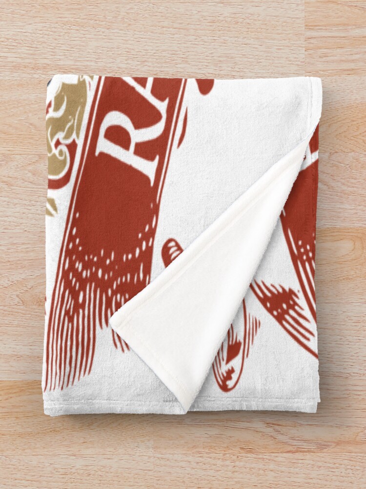 Rathalos Signature Vintage Throw Blanket - Image 2
