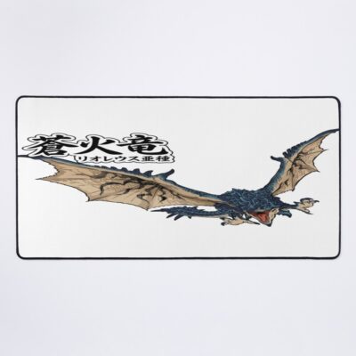 Azure Rathalos The Azure Fire Wyvern Mouse Pad