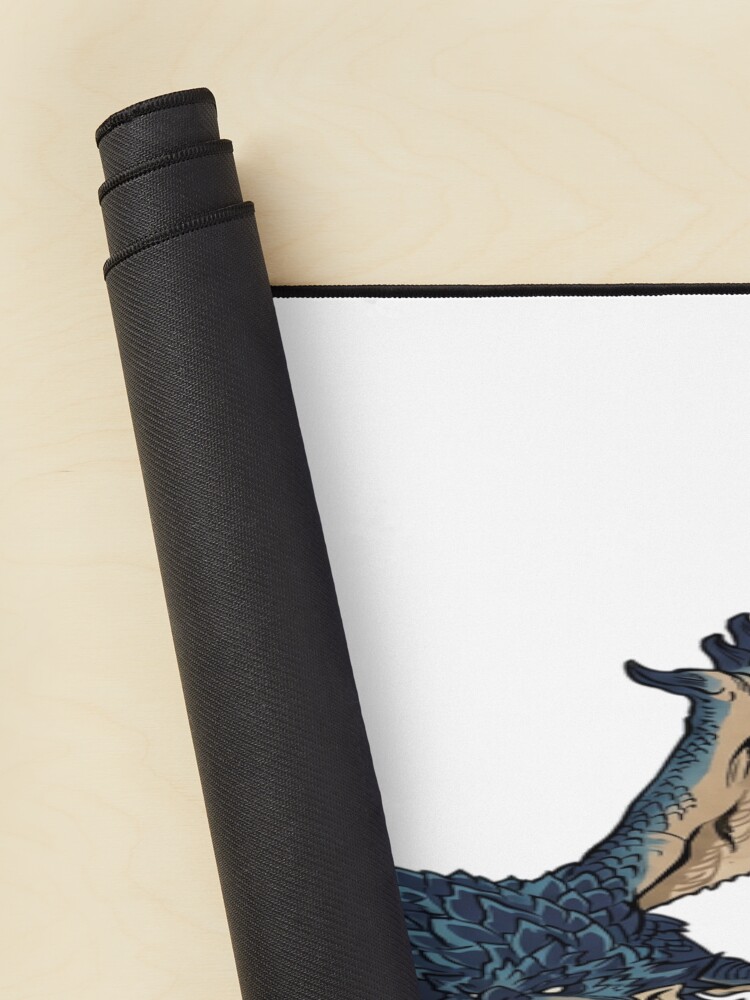 Azure Rathalos The Azure Fire Wyvern Mouse Pad - Image 2