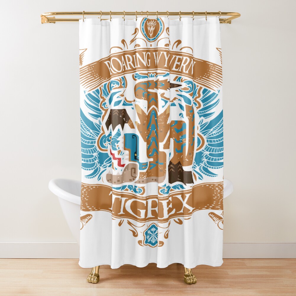 Tigrex Signature Vintage Shower Curtain