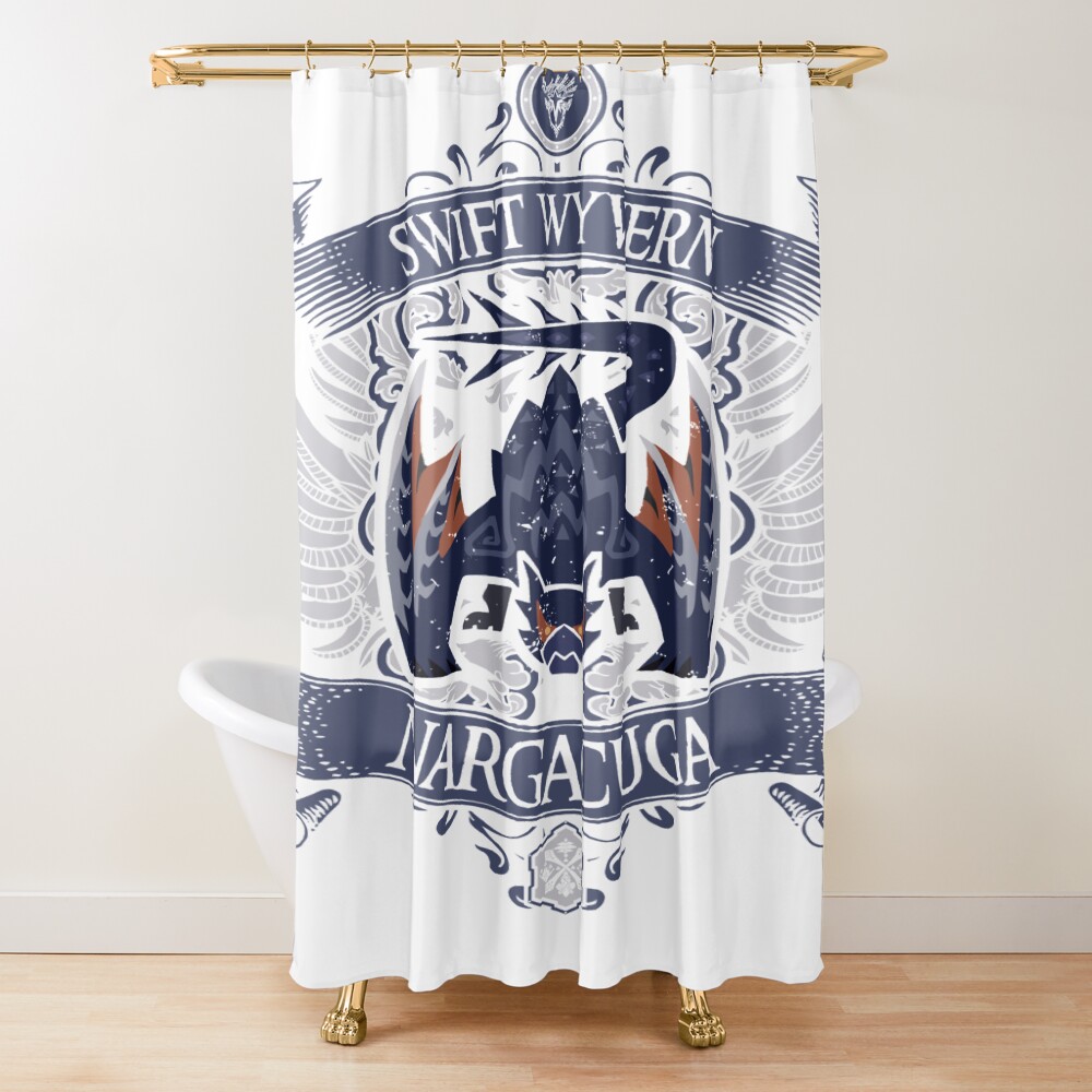 Nargacuga Signature Vintage Shower Curtain