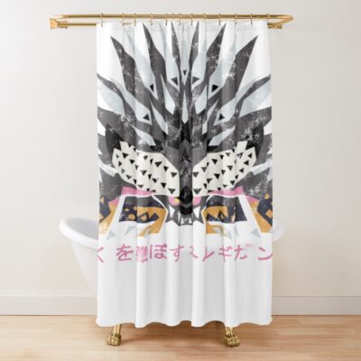Iceborne Ruiner Nergigante Shower Curtain