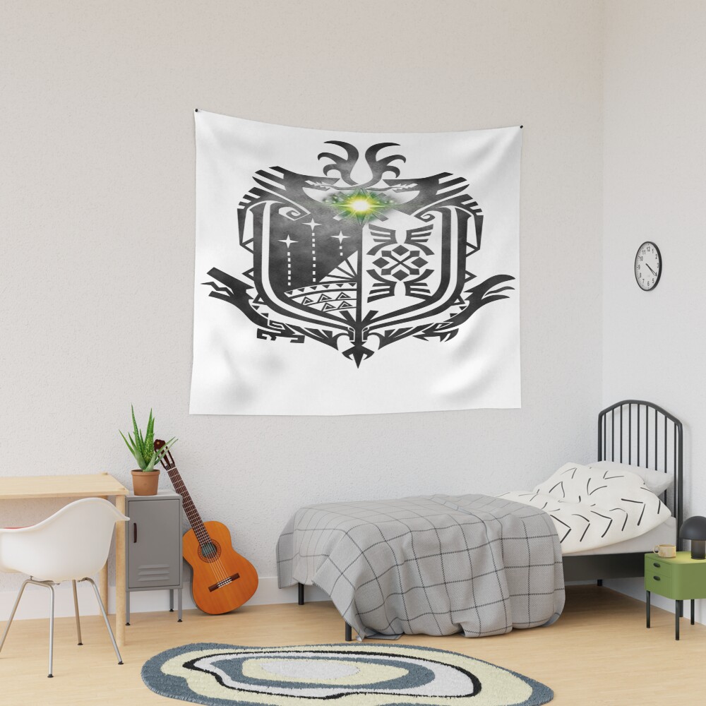 Monster Hunter World Logo Tapestry