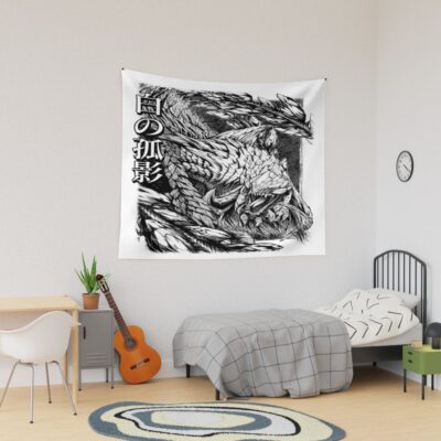 Arkveld Ink Drawing Tapestry