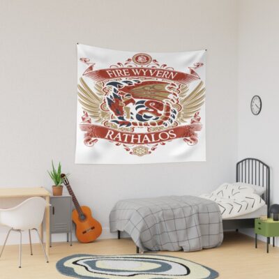 Rathalos Signature Vintage Tapestry