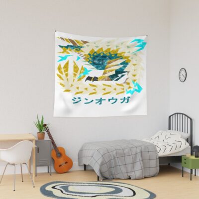 Iceborne Zinogre Kanji Icon Tapestry