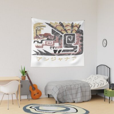 Monster Hunter Anjanath Icon Tapestry