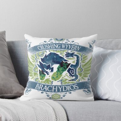 Brachydios Signature Vintage Throw Pillow