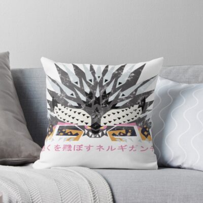 Iceborne Ruiner Nergigante Throw Pillow