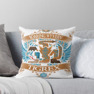 Tigrex Signature Vintage Throw Pillow