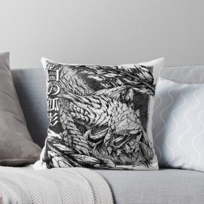Arkveld Ink Drawing Throw Pillow