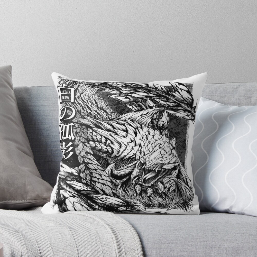 Arkveld Ink Drawing Throw Pillow
